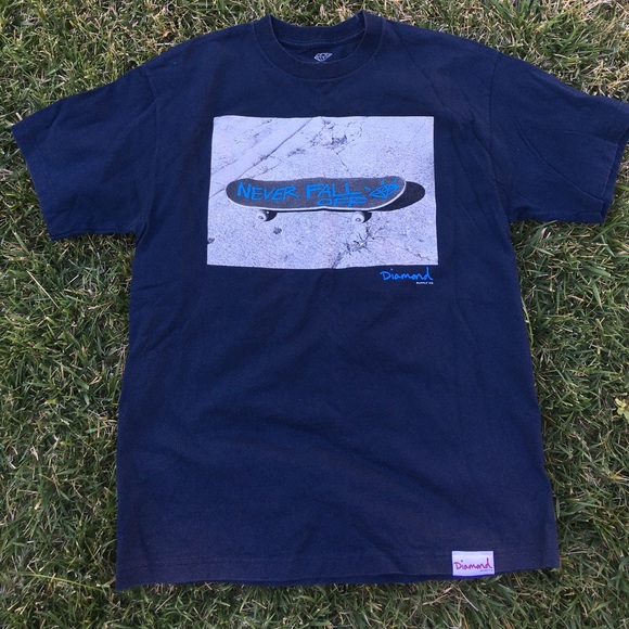 Nice deep blue diamond never fall off swag tshirt - Picture 5 of 6